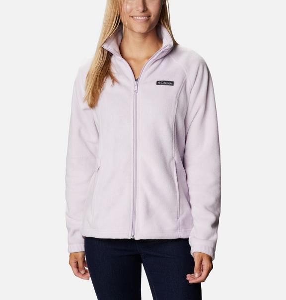Columbia Benton Springs Fleece Jacket Pink For Women's NZ41657 New Zealand